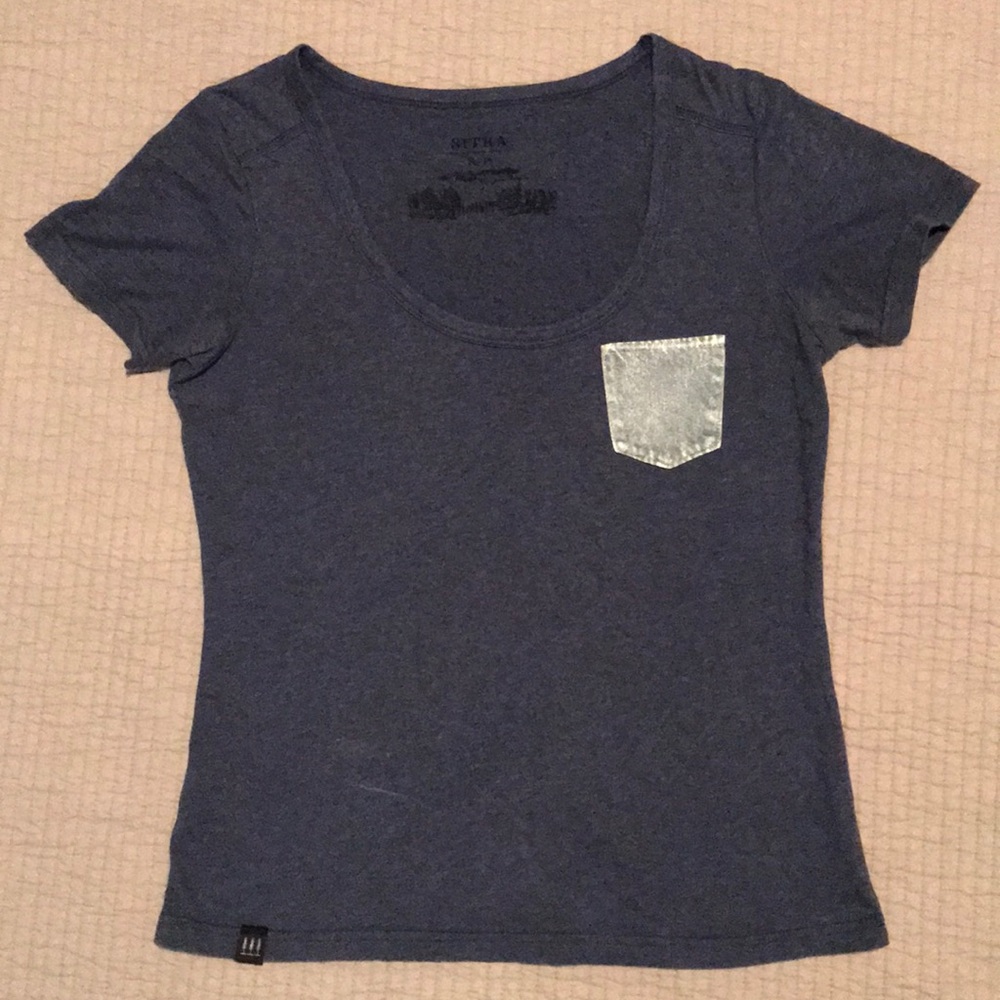 Navy Sitka t-shirt